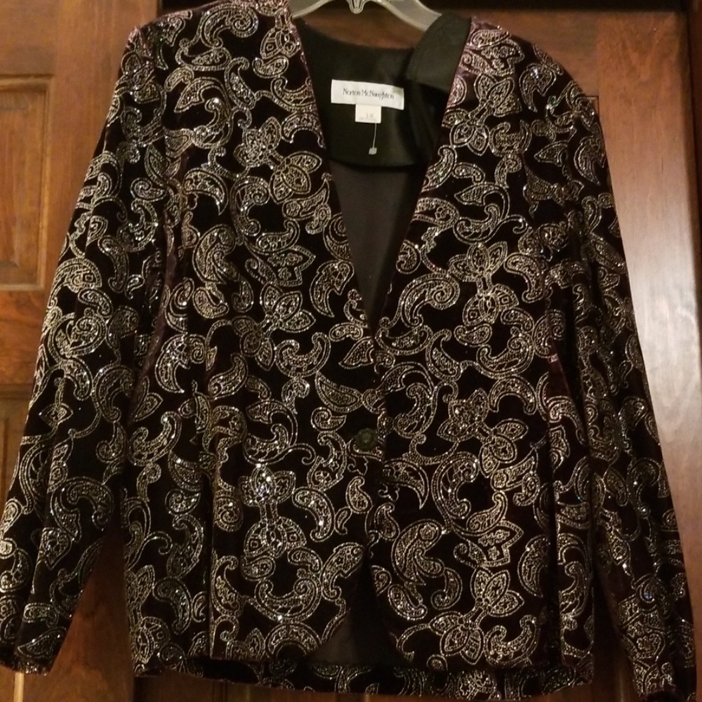 Vintage Glitter Blazer